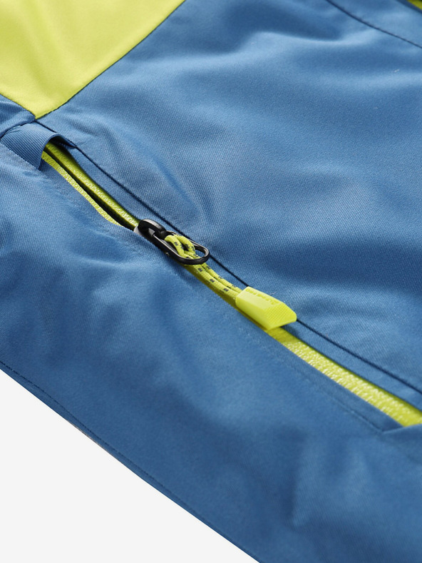 ALPINE PRO Modro-zelená detská lyžiarska bunda s membránou PTX ALPINE PRO Reamo