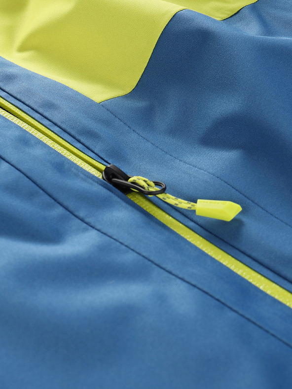 ALPINE PRO Modro-zelená detská lyžiarska bunda s membránou PTX ALPINE PRO Reamo