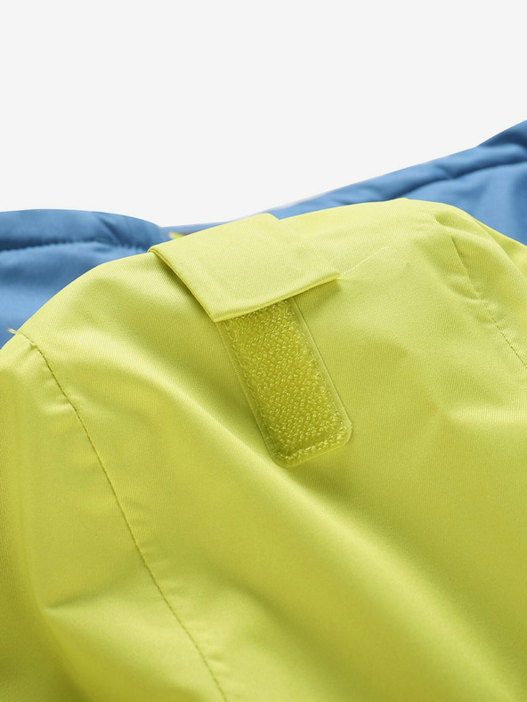 ALPINE PRO Modro-zelená detská lyžiarska bunda s membránou PTX ALPINE PRO Reamo