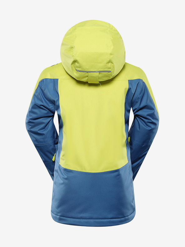 ALPINE PRO Modro-zelená detská lyžiarska bunda s membránou PTX ALPINE PRO Reamo