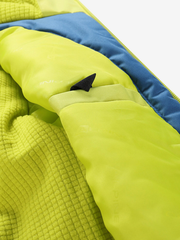 ALPINE PRO Modro-zelená detská lyžiarska bunda s membránou PTX ALPINE PRO Reamo