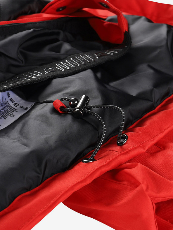 ALPINE PRO Červená dámska lyžiarska bunda s membránou PTX ALPINE PRO Olada