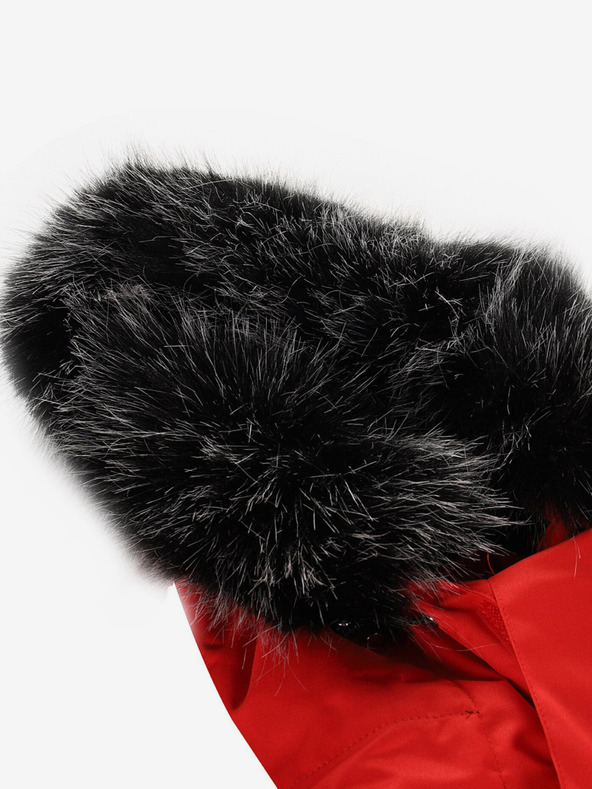 ALPINE PRO Červená dámska lyžiarska bunda s membránou PTX ALPINE PRO Olada