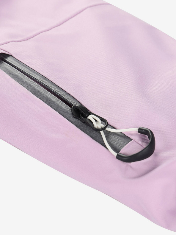 ALPINE PRO Sivo-fialová dámska lyžiarska bunda s membránou PTX ALPINE PRO Uzera