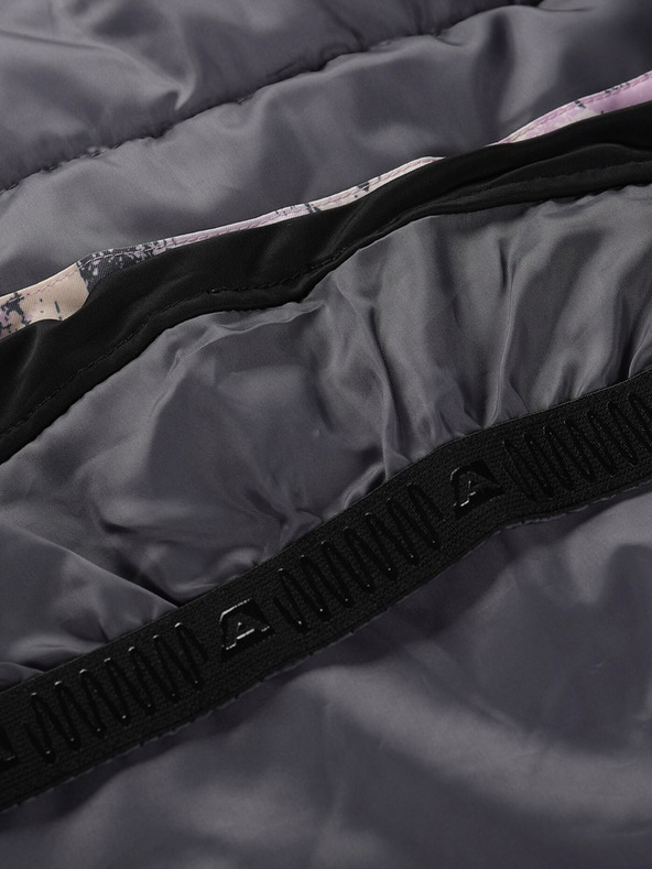 ALPINE PRO Sivo-fialová dámska lyžiarska bunda s membránou PTX ALPINE PRO Uzera