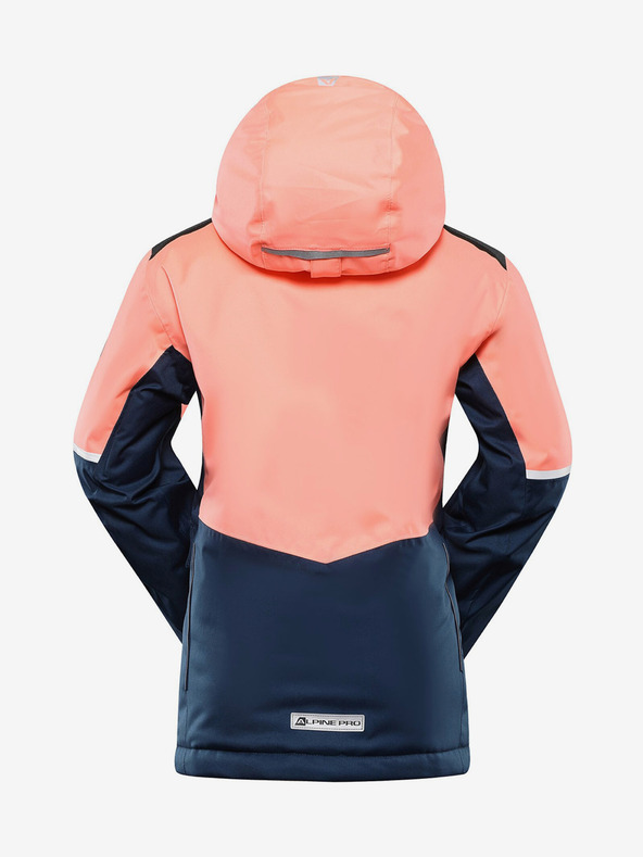 ALPINE PRO Oranžová detská lyžiarska bunda s membránou PTX ALPINE PRO Zaribo
