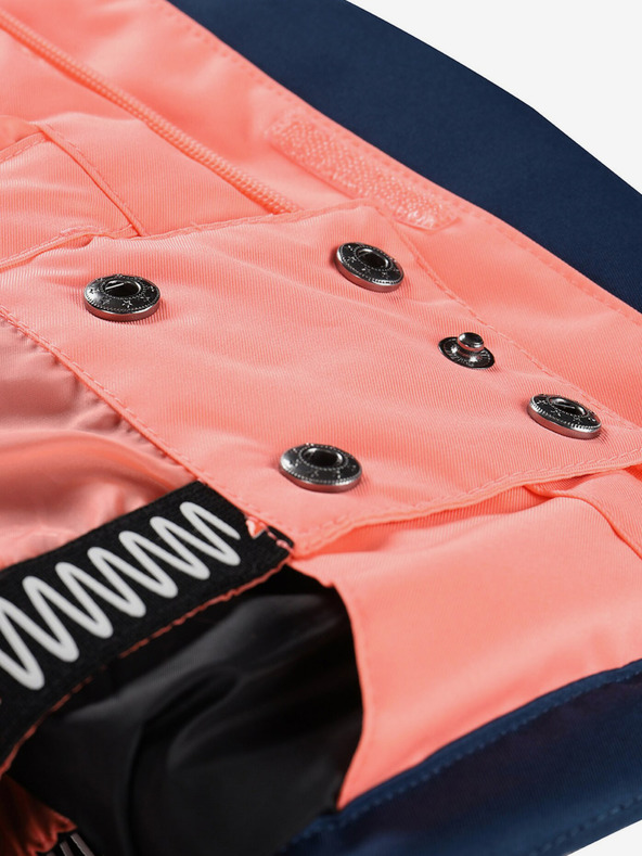 ALPINE PRO Oranžová detská lyžiarska bunda s membránou PTX ALPINE PRO Zaribo