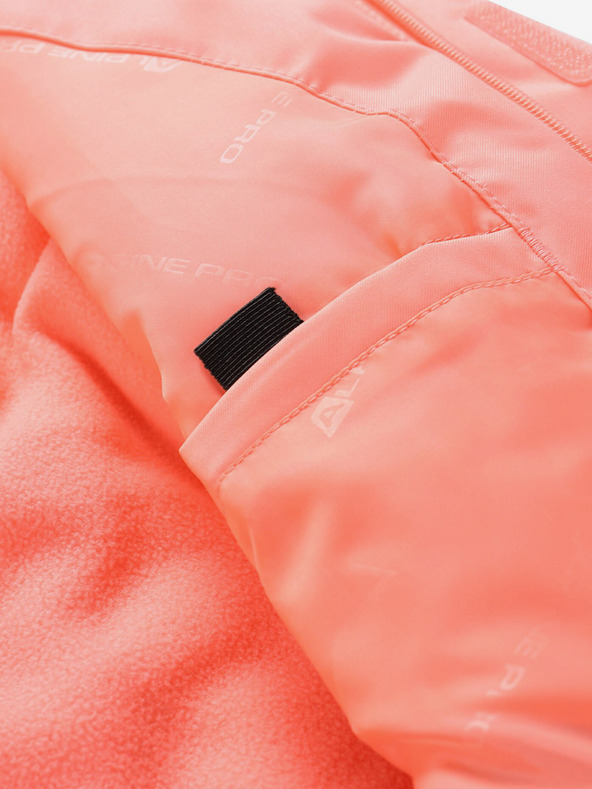 ALPINE PRO Oranžová detská lyžiarska bunda s membránou PTX ALPINE PRO Zaribo