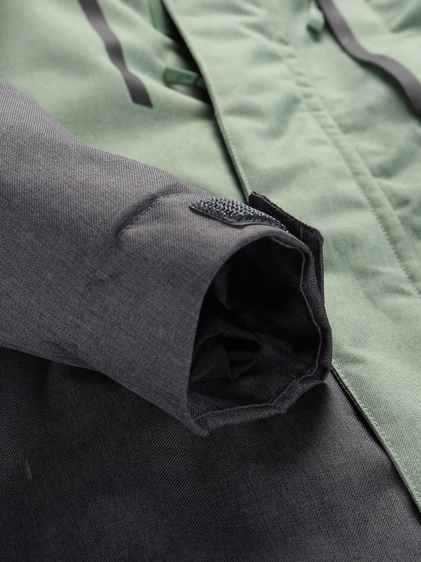 ALPINE PRO Zelená detská lyžiarska bunda s membránou PTX ALPINE PRO Zaribo