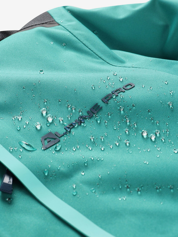 ALPINE PRO Zelená dámska lyžiarska bunda s membránou PTX ALPINE PRO Zaribo