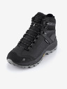 ALPINE PRO Čierne pánske outdoorové topánky s membránou PTX ALPINE PRO Kneiffe