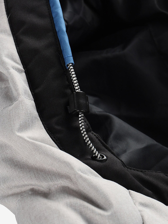 ALPINE PRO Čierna pánska páperová lyžiarska bunda ALPINE PRO Feedr