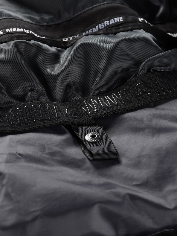 ALPINE PRO Čierna pánska páperová lyžiarska bunda ALPINE PRO Feedr