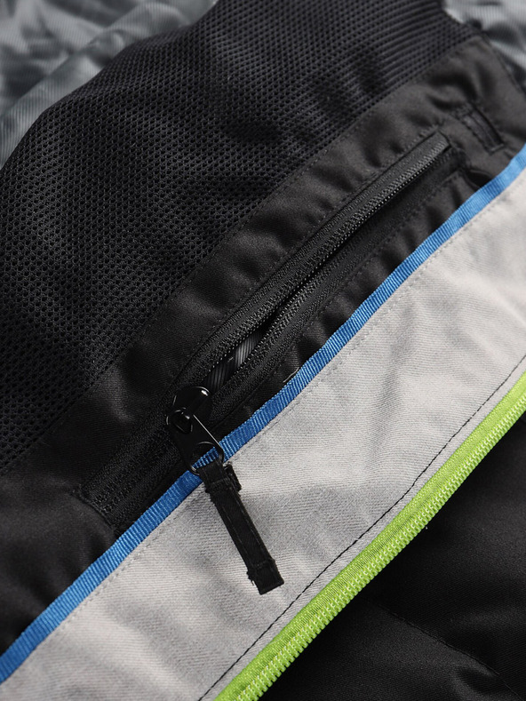 ALPINE PRO Čierna pánska páperová lyžiarska bunda ALPINE PRO Feedr