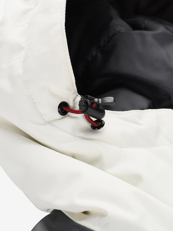 ALPINE PRO Vínová pánska lyžiarska bunda ALPINE PRO Uzer