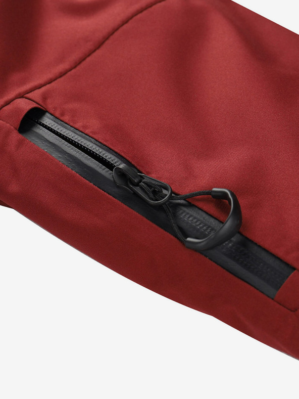 ALPINE PRO Vínová pánska lyžiarska bunda ALPINE PRO Uzer