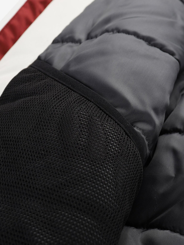 ALPINE PRO Vínová pánska lyžiarska bunda ALPINE PRO Uzer