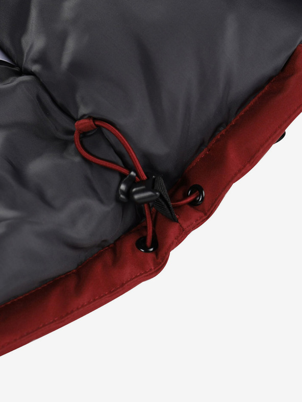 ALPINE PRO Vínová pánska lyžiarska bunda ALPINE PRO Uzer