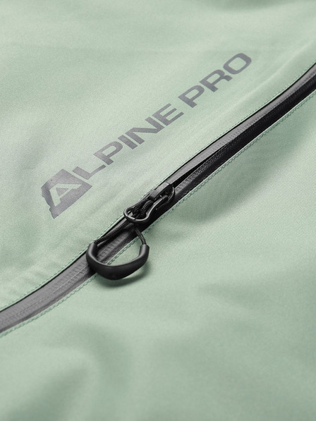 ALPINE PRO Zelená pánska lyžiarska bunda ALPINE PRO Omeq
