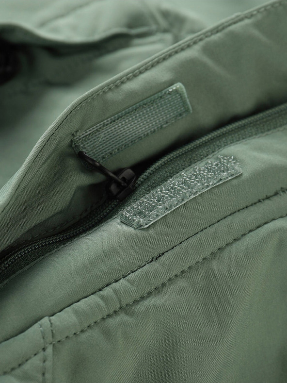 ALPINE PRO Zelená pánska softshellová bunda ALPINE PRO Hoor