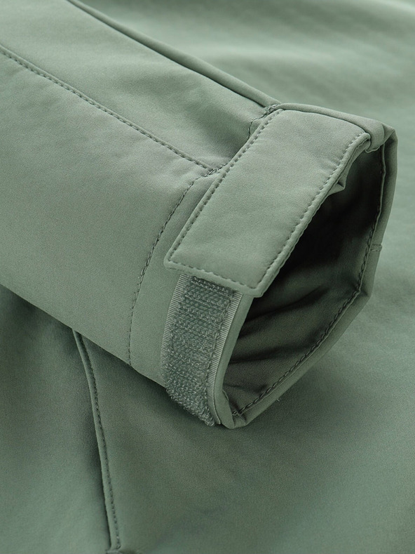 ALPINE PRO Zelená pánska softshellová bunda ALPINE PRO Hoor