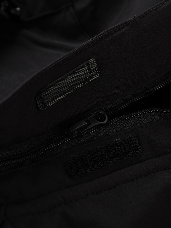 ALPINE PRO Čierna pánska softshellová bunda ALPINE PRO HOOR