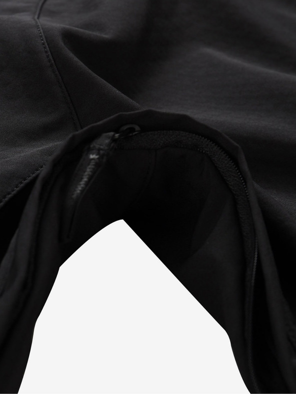 ALPINE PRO Čierna pánska softshellová bunda ALPINE PRO HOOR