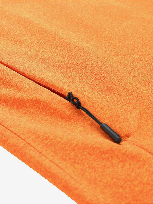 ALPINE PRO Oranžová pánska športová mikina ALPINE PRO Goll