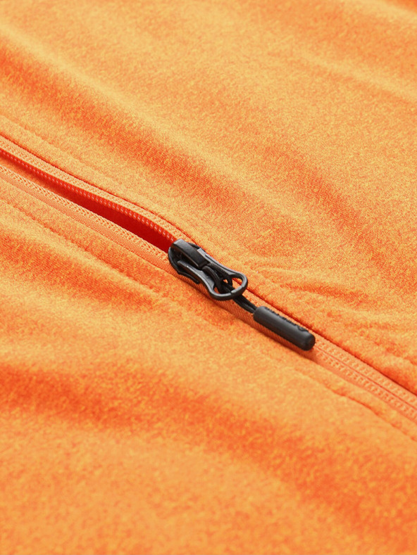 ALPINE PRO Oranžová pánska športová mikina ALPINE PRO Goll