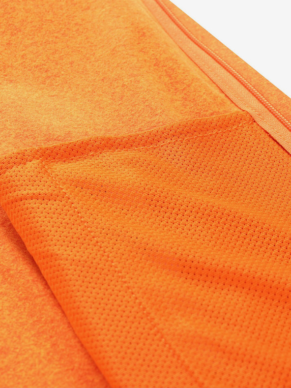 ALPINE PRO Oranžová pánska športová mikina ALPINE PRO Goll