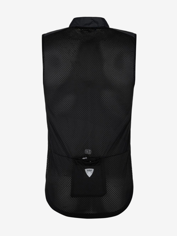 Kilpi Čierna pánska cyklistická vesta Kilpi FLOW-M