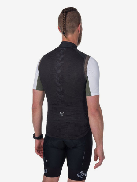 Kilpi Čierna pánska cyklistická vesta Kilpi FLOW-M
