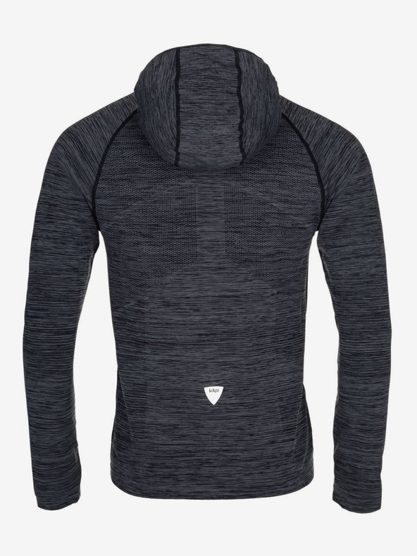 Kilpi Tmavosivá pánska rebrovaná mikina Kilpi HADSON-U