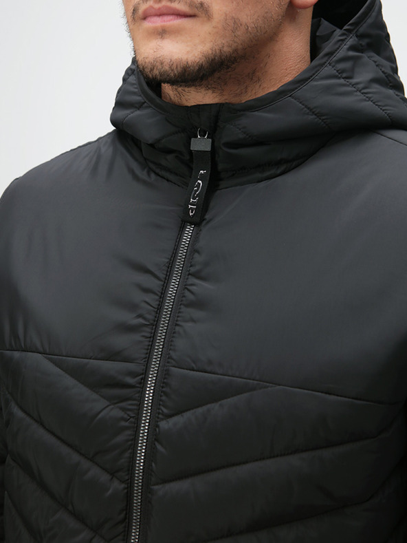 Loap Čierna pánska bunda LOAP Jenda