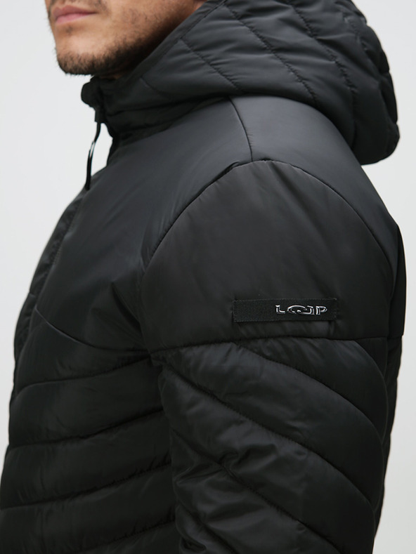 Loap Čierna pánska bunda LOAP Jenda