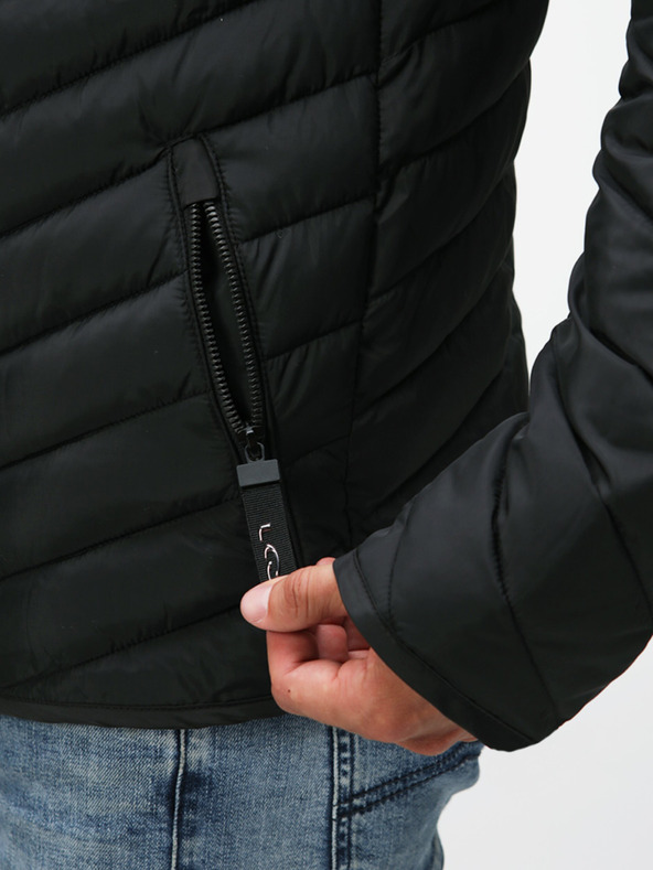 Loap Čierna pánska bunda LOAP Jenda