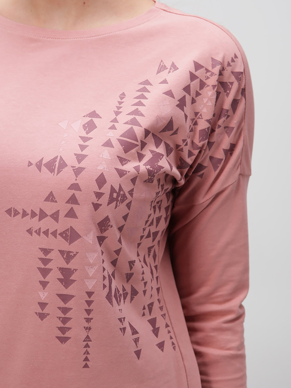 Loap Svetloružová dámska košeľa LOAP Abvera