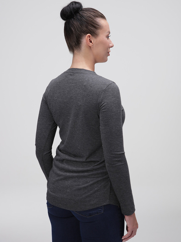 Loap Tmavosivá dámska košeľa LOAP Baxana