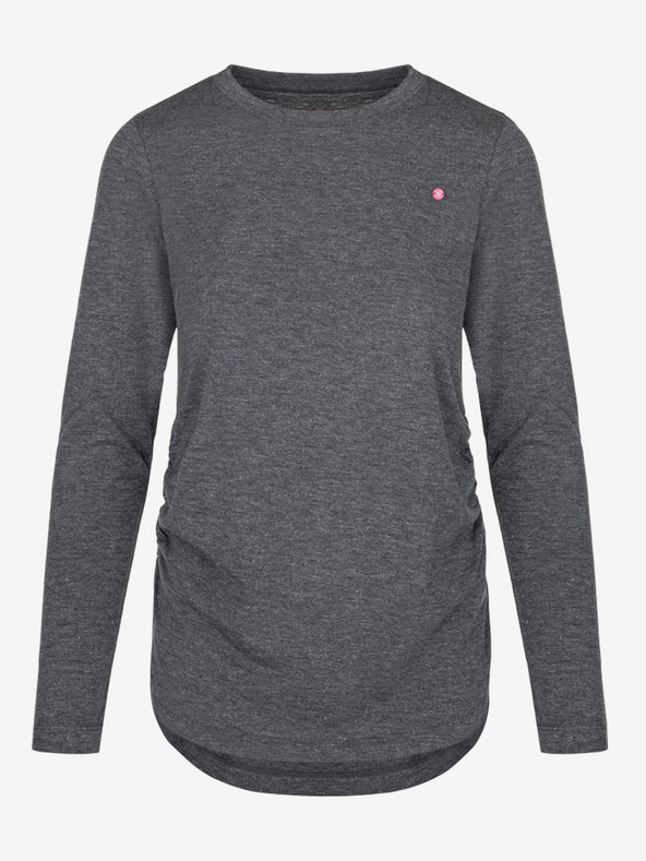 Loap Tmavosivá dámska košeľa LOAP Baxana