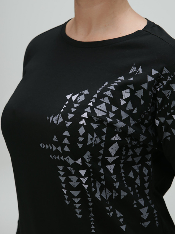 Loap Čierne dámske tričko LOAP Abvera