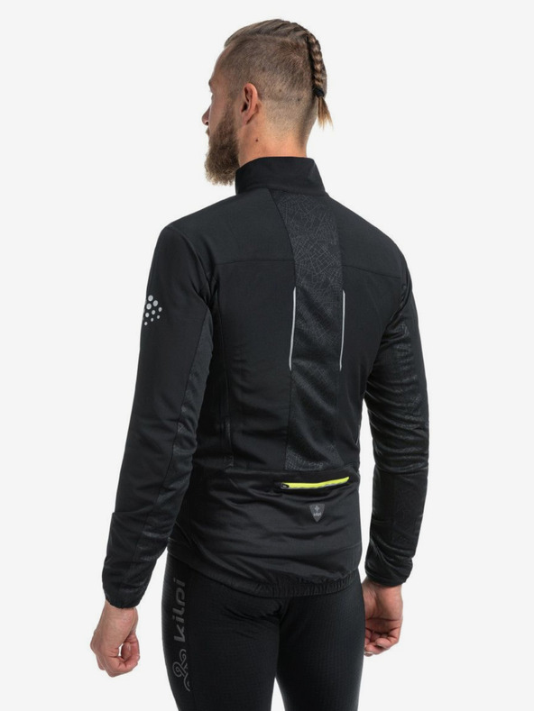 Kilpi Čierna pánska športová bunda Kilpi Nordim-M