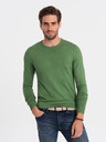 Ombre Clothing Zelený pánsky sveter Ombre Oblečenie