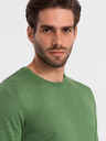 Ombre Clothing Zelený pánsky sveter Ombre Oblečenie