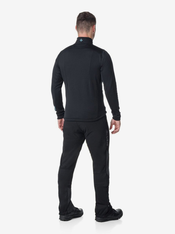 Kilpi Pánska funkčná mikina Kilpi TEAM FLEECE-M čierna