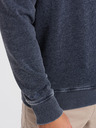 Ombre Clothing Tmavomodrá pánska mikina Ombre Oblečenie