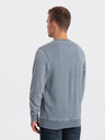 Ombre Clothing Svetlomodrá pánska mikina Ombre Oblečenie