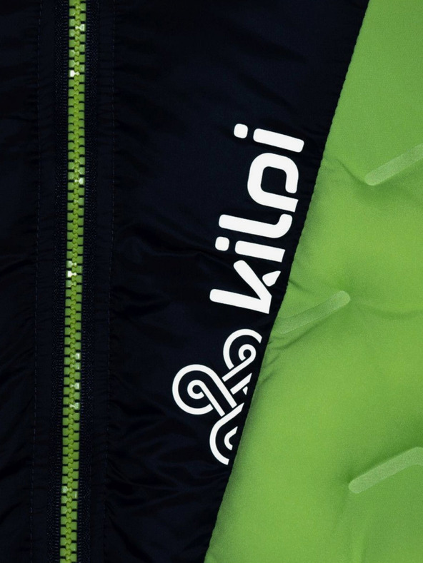 Kilpi Čierno-zelená pánska zateplená bunda Kilpi Tevery-M