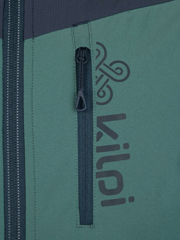 Kilpi Petrolejová pánska softshellová bežecká bunda Kilpi Balans-M