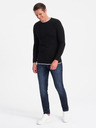 Ombre Clothing Čierny pánsky sveter Ombre Clothing