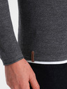Ombre Clothing Tmavo šedá Pánsky sveter Ombre Oblečenie